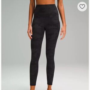 Lululemon align leggings 25” in incognito camo